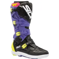 Мотокрос ботуши SIDI CROSSFIRE 3 SRS BLACK VIOLET/FLUO