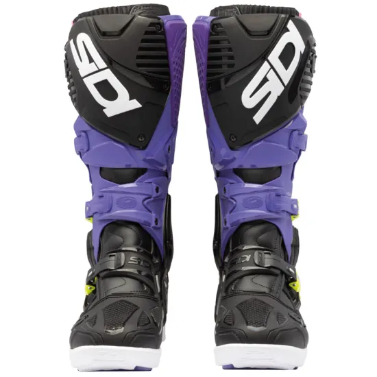 SIDI Crossfire 3 SRS Black Violet/Fluo мотокрос ботуши