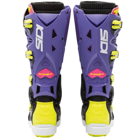 SIDI Crossfire 3 SRS Black Violet/Fluo мотокрос ботуши