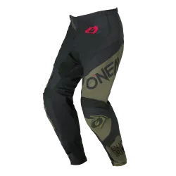 Мотокрос брич O'NEAL ELEMENT RACEWEAR BLACK/OLIVE V.26
