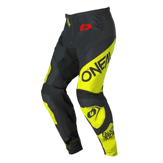 O'NEAL ELEMENT RACEWEAR BLACK/NEON YELLOW V.26 мотокрос брич