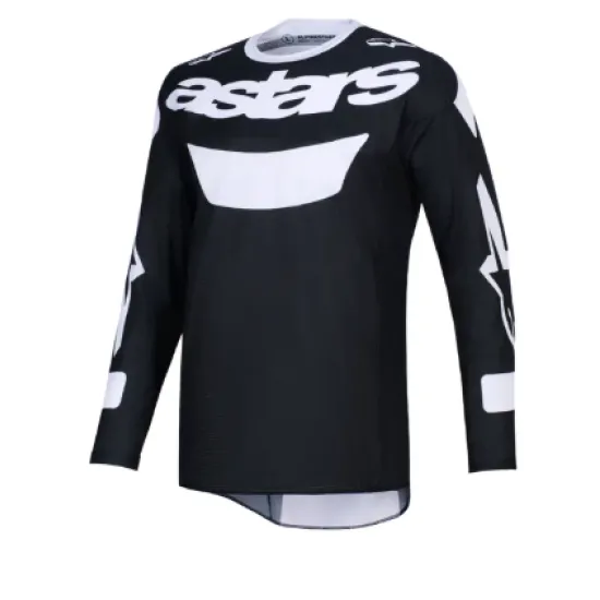 Мотокрос джърси Alpinestars Racer Air Riway Black/White – мото екипировка Hydra Motto