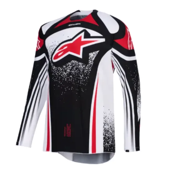 Мотокрос джърси Alpinestars Techstar Nomur Black/White/Red – премиум екипировка Hydra Motto