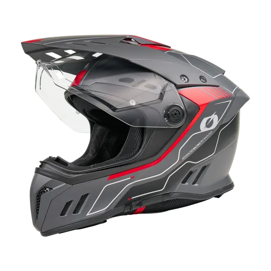 Ендуро каска O’NEAL Sierra RS Echo Black/Red V.26 – каска с Pinlock, Bluetooth Ready и ECE 22.06 сертификат