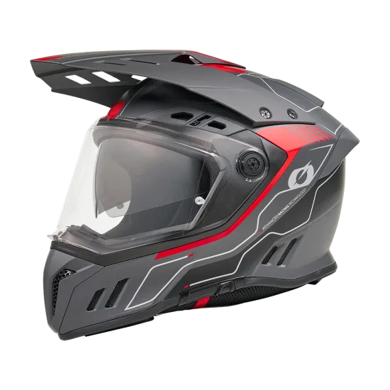 Ендуро каска O’NEAL Sierra RS Echo Black/Red V.26 – каска с Pinlock, Bluetooth Ready и ECE 22.06 сертификат