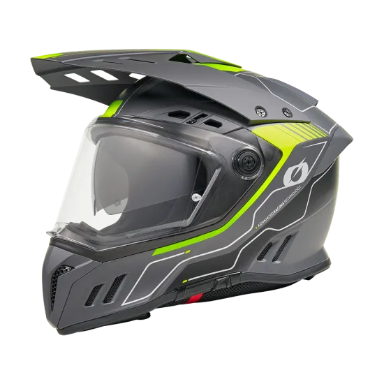 Ендуро каска O’NEAL Sierra RS Echo Black/Neon Yellow V.26 – adventure каска с Pinlock и Bluetooth Ready