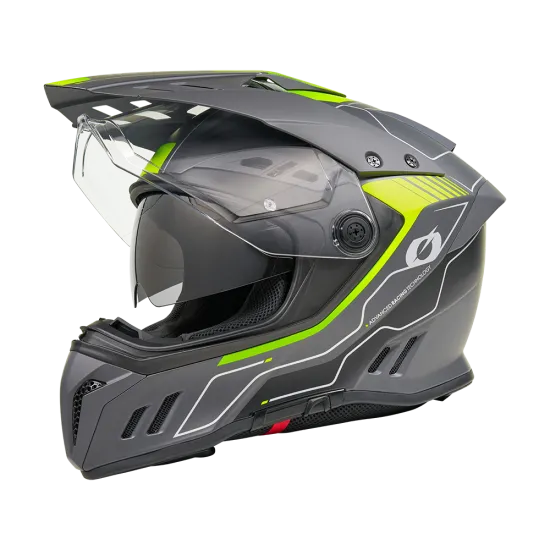 Ендуро каска O’NEAL Sierra RS Echo Black/Neon Yellow V.26 – adventure каска с Pinlock и Bluetooth Ready