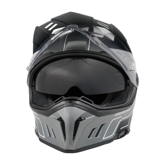 Ендуро каска O’NEAL Sierra RS Echo Black/Gray V.26 – adventure каска с Pinlock и Bluetooth Ready