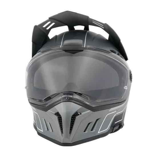 Ендуро каска O’NEAL Sierra RS Echo Black/Gray V.26 – adventure каска с Pinlock и Bluetooth Ready