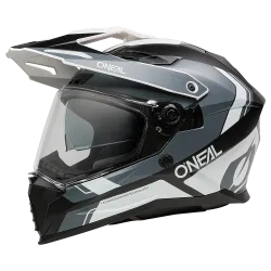 Ендуро каска O'NEAL D-SRS NOMAD BLACK/WHITE/GRAY V.26