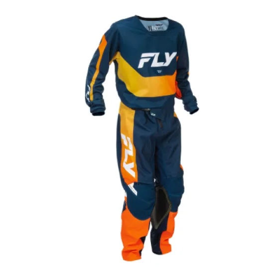 Детска мотокрос блуза FLY RACING Kinetic Jugend Navy/Orange