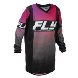 Детска мотокрос блуза FLY RACING F-16 Youth - Black/Red/Purple