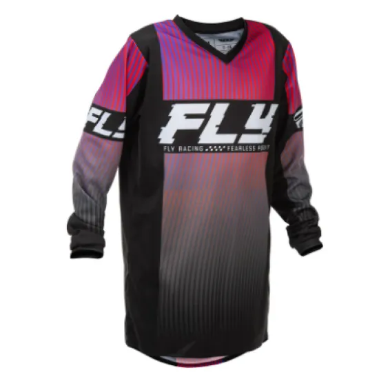 Детска мотокрос блуза FLY RACING F-16 Youth Black/Red/Purple