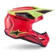 Мотокрос каска Alpinestars SM3 Fray Red/Yellow/Black