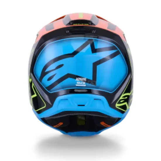 Мотокрос каска Alpinestars SM3 Fray Black/Orange/Yellow