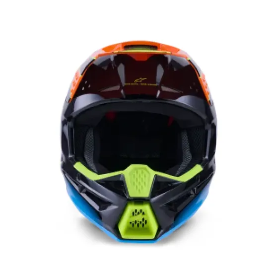 Мотокрос каска Alpinestars SM3 Fray Black/Orange/Yellow
