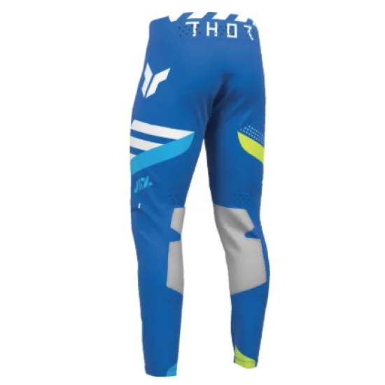 Мотокрос брич THOR Sportmode Synth Blue с In-Motion конструкция и TPU защита на коленете