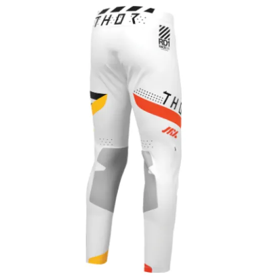 THOR Sportmode Synth White – професионален мотокрос брич Мотокрос брич THOR Sportmode Synth White с 4-посочна еластична конструкция и TPU защита