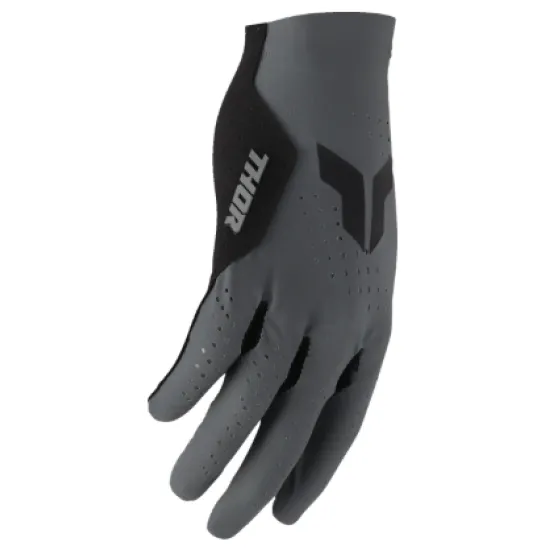 Мотокрос ръкавици THOR Sportmode Vent Iconic Char с Clarino® длан и вентилирани панели