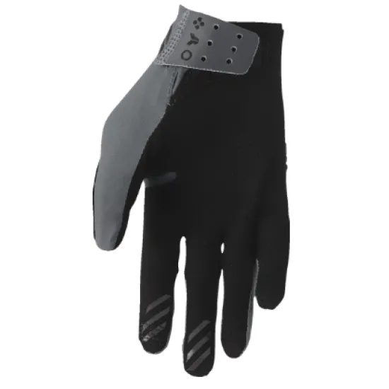 Мотокрос ръкавици THOR Sportmode Vent Iconic Char с Clarino® длан и вентилирани панели