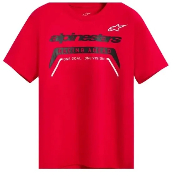 Мото тениска ALPINESTARS CSF Q3 Red с графично лого