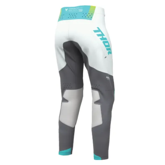 Дамски мотокрос брич THOR Sportmode Velocity GREY/AQUA – сиво с аква акценти