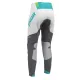Дамски мотокрос брич THOR Sportmode Velocity GREY/AQUA – сиво с аква акценти