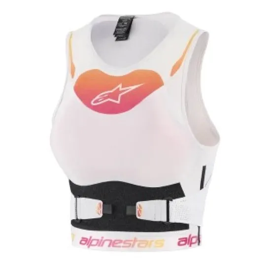 Дамска протекторна жилетка ALPINESTARS Stella PLASMA CHEST LILAC/WHITE за офроуд и мотокрос