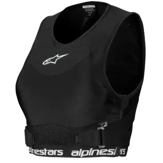 Дамска протекторна жилетка ALPINESTARS Stella PLASMA CHEST BLACK/WHITE за офроуд и мотокрос