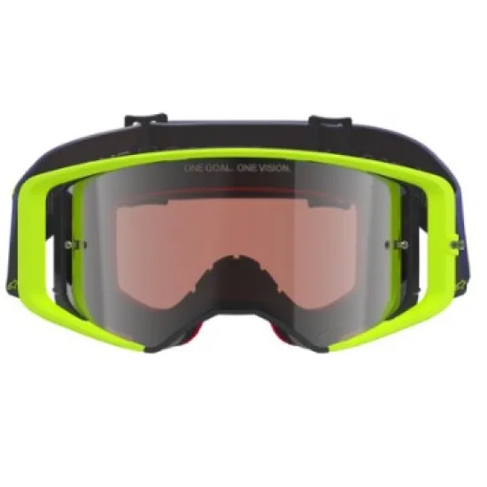 Мотокрос очила Alpinestars Supertech Purple/Yellow Mirror-Silver