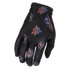 Детски мотокрос ръкавици FLY RACING Lite Outline Special Edition - Black/Red/Purple