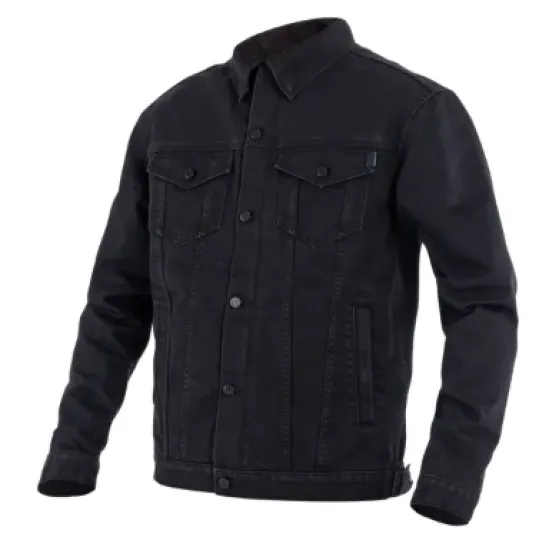 Текстилно яке John Doe Maverick Raw Black – XTM Denim мото яке с протектори и винтидж визия