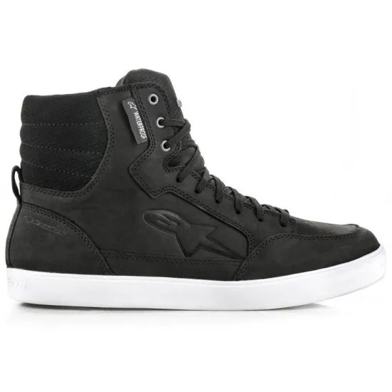Кецове ALPINESTARS J-6 BLACK WATERPROOF Black/White 2 – водоустойчиви мото обувки Hydra Motto