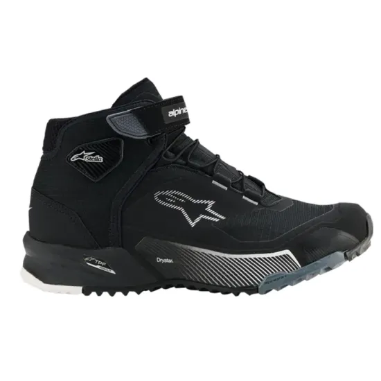 Дамски боти ALPINESTARS Stella CR-X DS BLACK/GRAY/WHITE – водоустойчиви мото обувки Hydra Motto