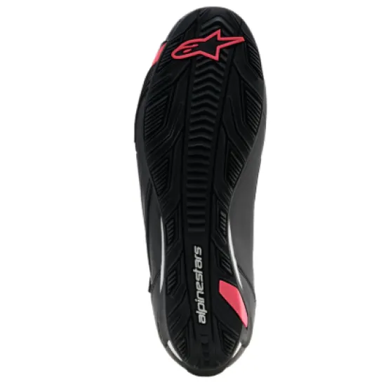 Дамски мото боти ALPINESTARS STELLA FASTER-4 DS BLACK/GRAY/CORAL – спортни водоустойчиви обувки Hydra Motto