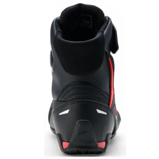 Мото боти ALPINESTARS FASTER-4 DS BLACK/RIO RED/FLUO – спортни водоустойчиви боти Hydra Motto