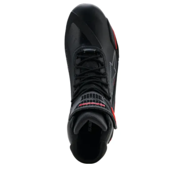 Мото боти ALPINESTARS FASTER-4 DS BLACK/RIO RED/FLUO – спортни водоустойчиви боти Hydra Motto