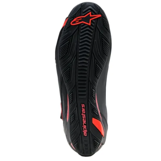 Мото боти ALPINESTARS FASTER-4 DS BLACK/RIO RED/FLUO – спортни водоустойчиви боти Hydra Motto