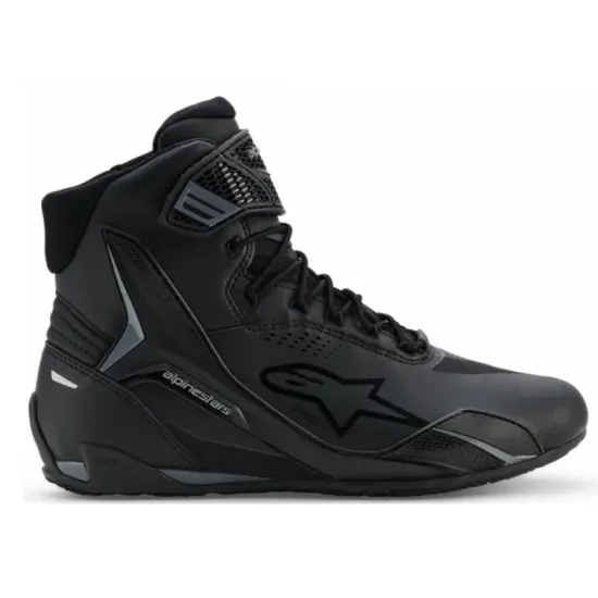Мото боти ALPINESTARS FASTER-4 DS BLACK/GRAY – спортни водоустойчиви обувки Hydra Motto