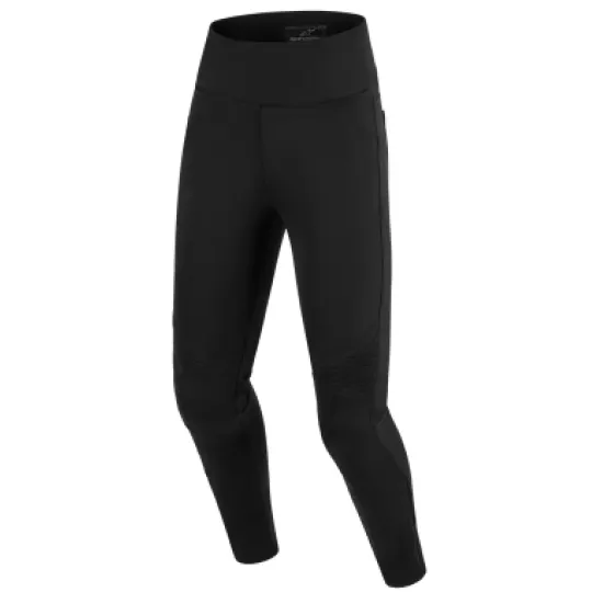 Дамски мото клин ALPINESTARS FLEX-AST BLACK/BLACK – еластичен мото панталон с протектори Hydra Motto