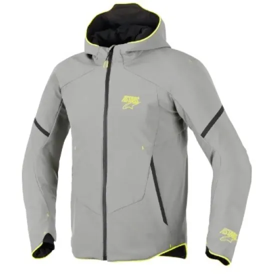 Мото суитшърт ALPINESTARS Aeroshell WP GRAY/YELLOW – спортна екипировка Hydra Motto