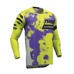 Мотокрос джърси THOR LAUNCHMODE BLEACH GRAY/ACID