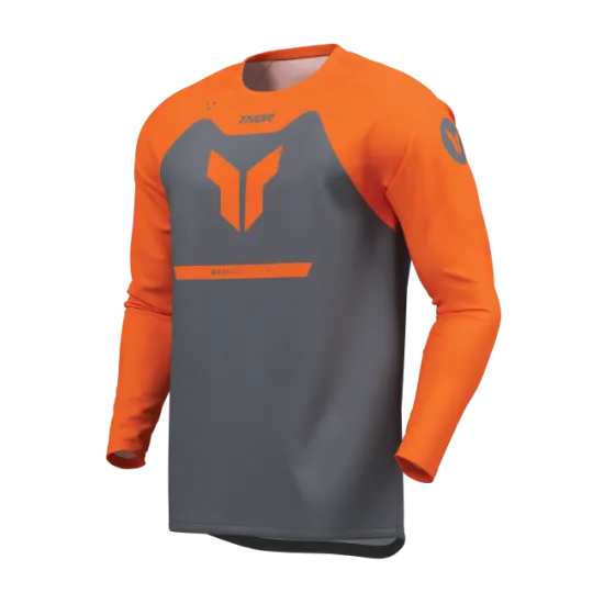 Мотокрос джърси THOR RIDEMODE MENACE ORANGE/CHAR – мото екипировка Hydra Motto