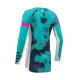 Дамско мотокрос джърси THOR LAUNCHMODE Bleach White/Aqua
