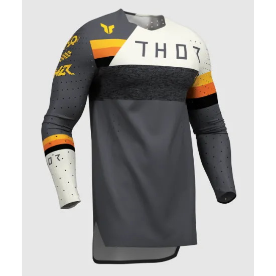 Мотокрос джърси THOR SPORTMODE LEAGUE CHAR/WHT – мото екипировка Hydra Motto