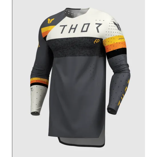 Мотокрос джърси THOR SPORTMODE LEAGUE CHAR/WHT – мото екипировка Hydra Motto