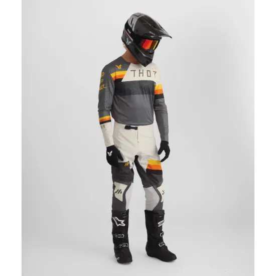 Мотокрос джърси THOR SPORTMODE LEAGUE CHAR/WHT – мото екипировка Hydra Motto