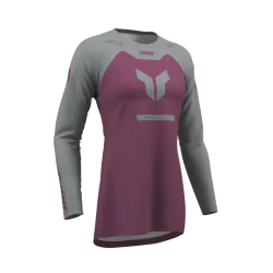 Дамско мотокрос джърси THOR RIDEMODE MENACE PURPLE/GRAY