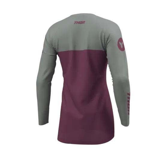Дамско мотокрос джърси THOR RIDEMODE MENACE PURPLE/GRAY – мото екипировка Hydra Motto