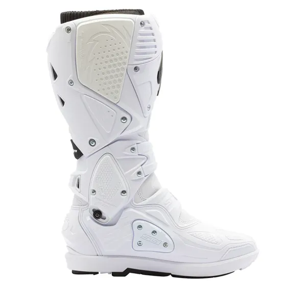 Мотокрос ботуши SIDI Crossfire 3 SRS White/Black – с двоен шарнир и сменяема подметка